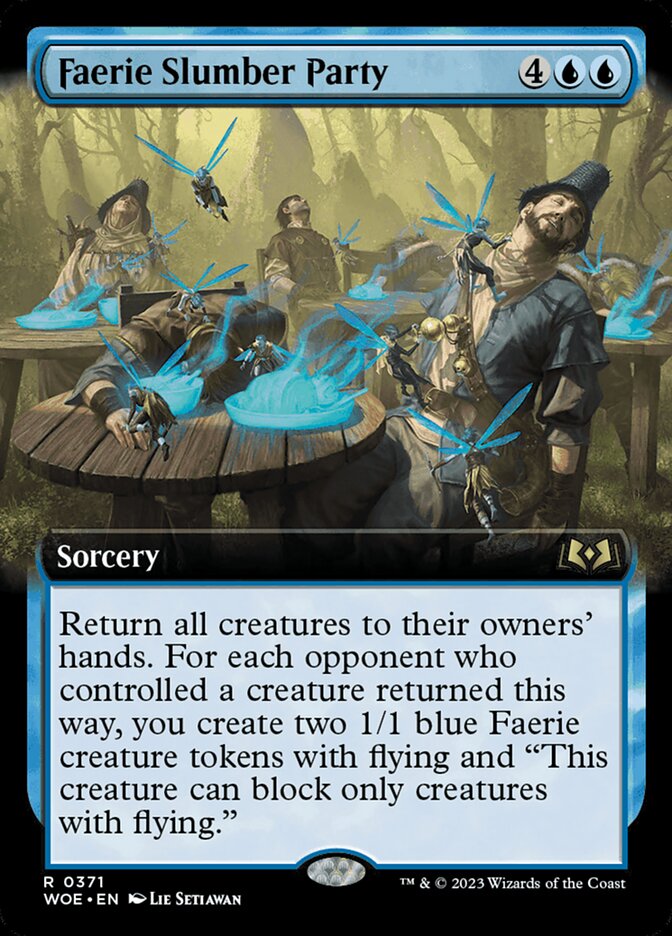 Faerie Slumber Party - (Foil): Wilds of Eldraine