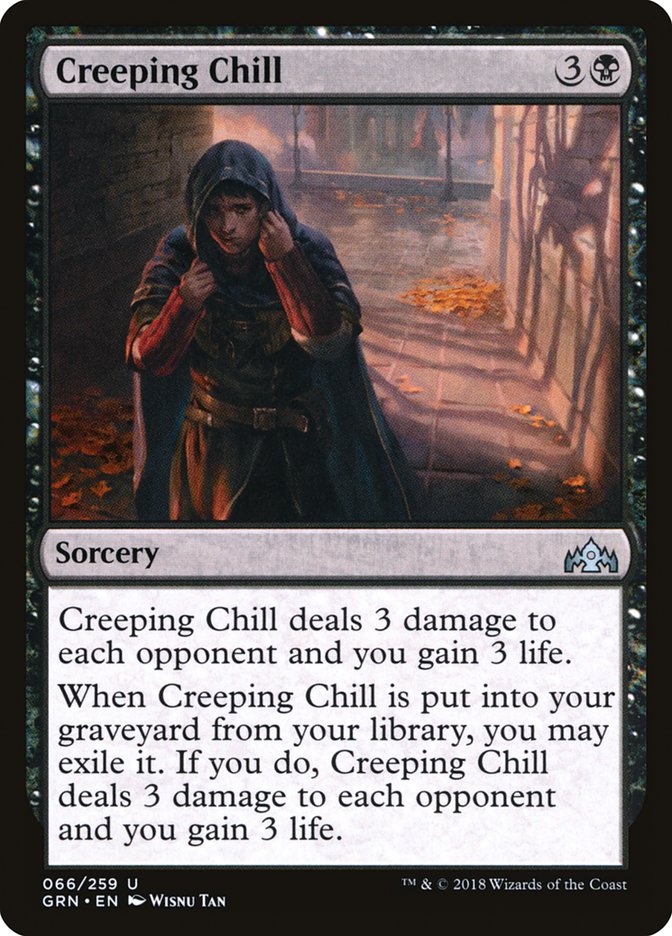 Creeping Chill - (Foil): Guilds of Ravnica