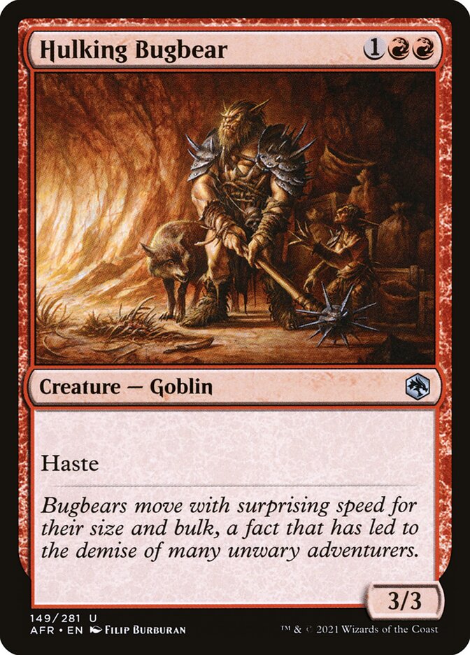 Hulking Bugbear - (Foil): Adventures in the Forgotten Realms