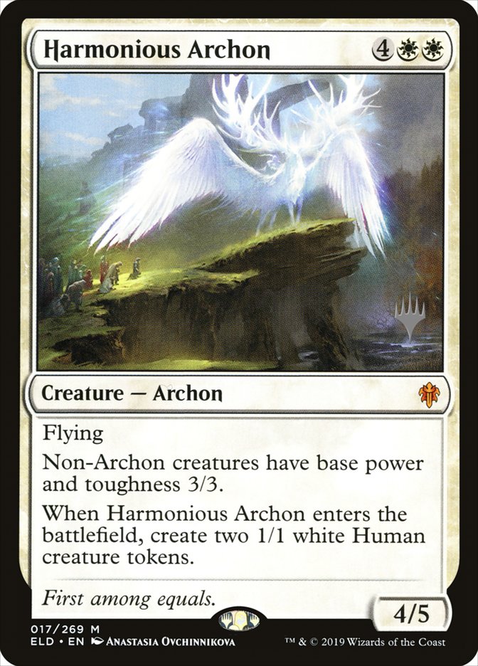 Harmonious Archon (Promo Pack) (Throne of Eldraine): Throne of Eldraine Promos