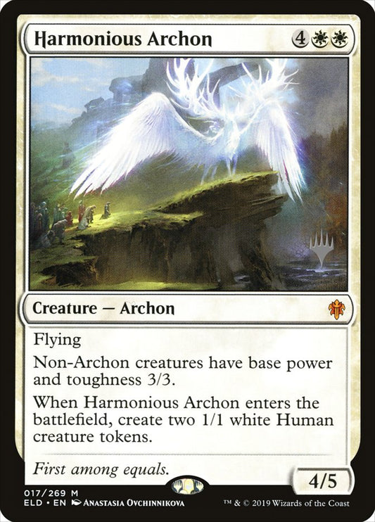 Harmonious Archon (Promo Pack) (Throne of Eldraine): Throne of Eldraine Promos
