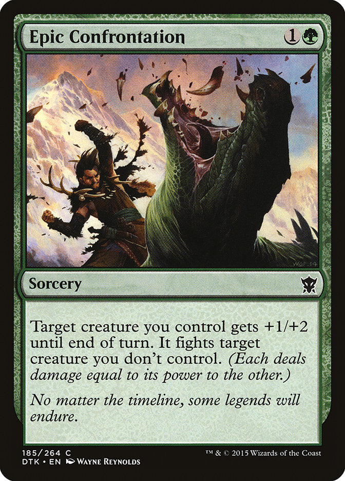 Epic Confrontation - (Foil): Dragons of Tarkir