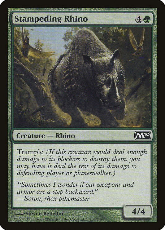 Stampeding Rhino - (Foil): Magic 2010