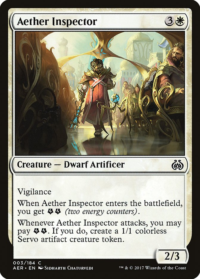 Aether Inspector - (Foil): Aether Revolt