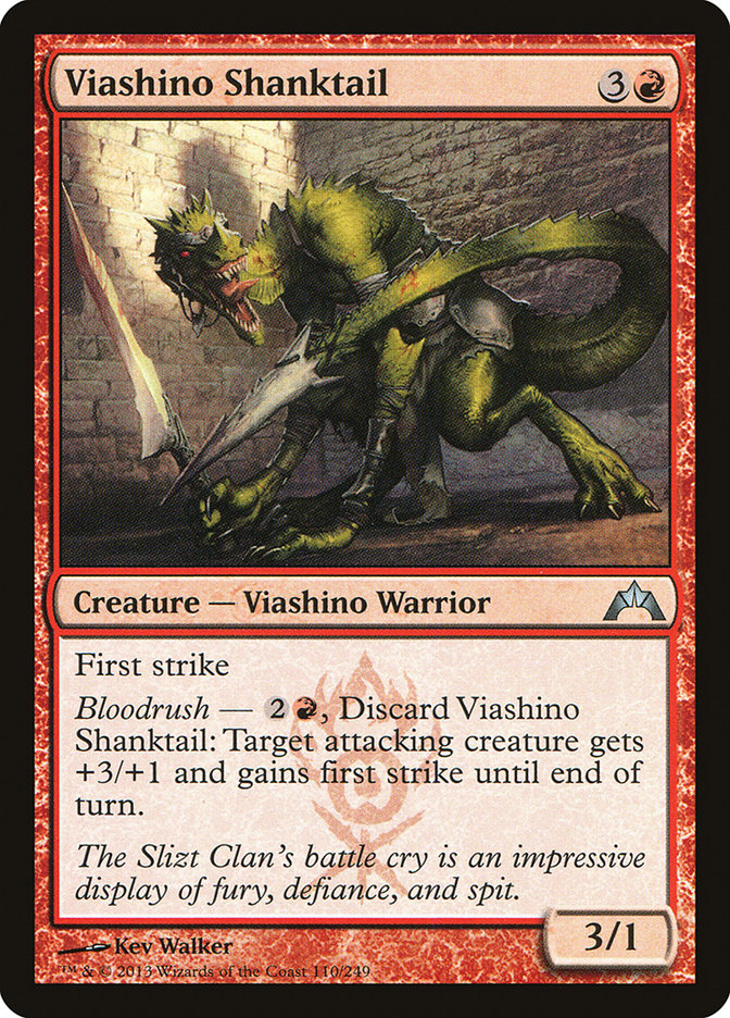 Viashino Shanktail - (Foil): Gatecrash