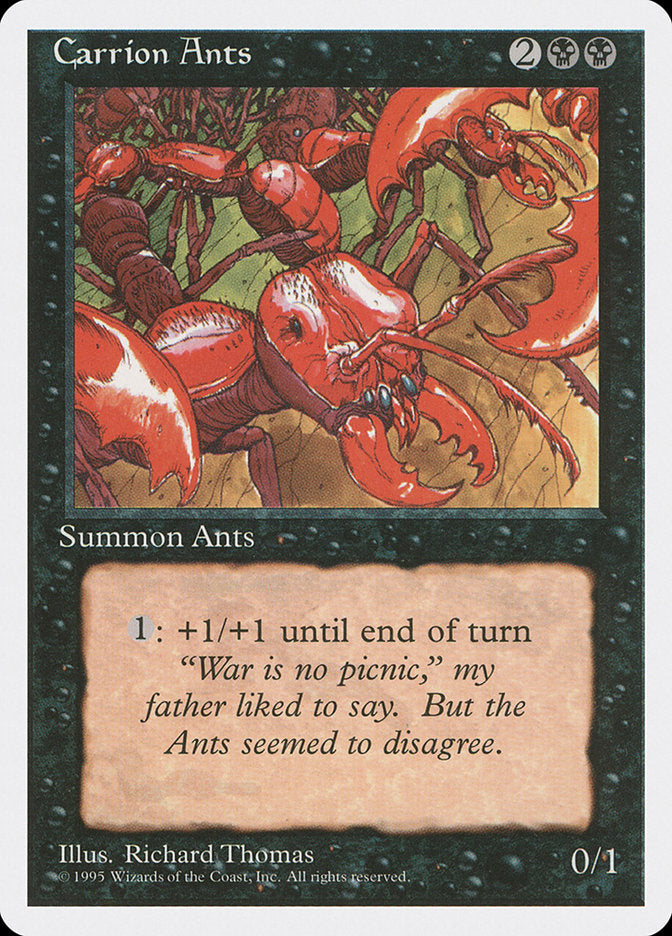Carrion Ants: Fourth Edition