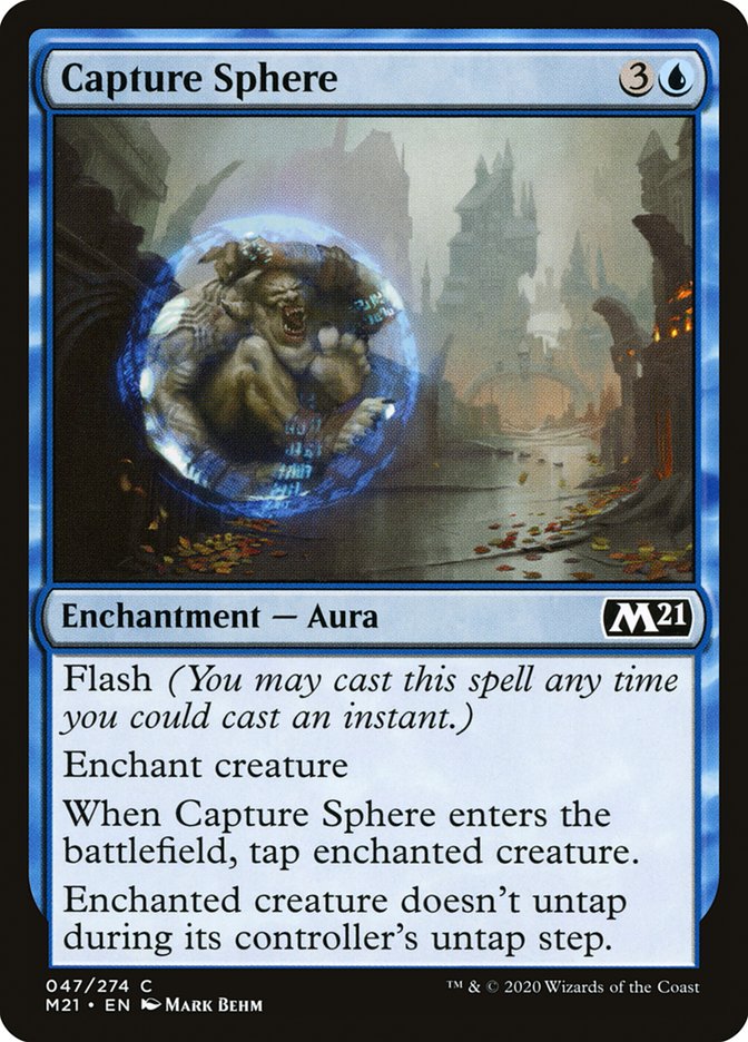 Capture Sphere - (Foil): Core Set 2021