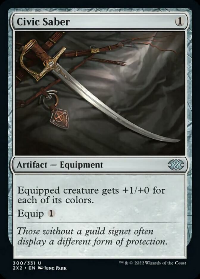 Civic Saber - (Foil): Double Masters 2022