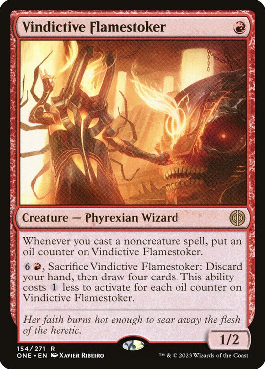 Vindictive Flamestoker - (Foil): Phyrexia: All Will Be One
