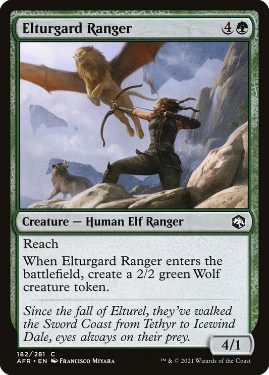 Elturgard Ranger - (Foil): Adventures in the Forgotten Realms