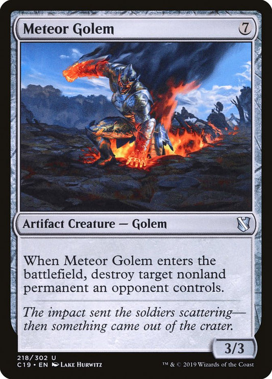Meteor Golem: Commander 2019