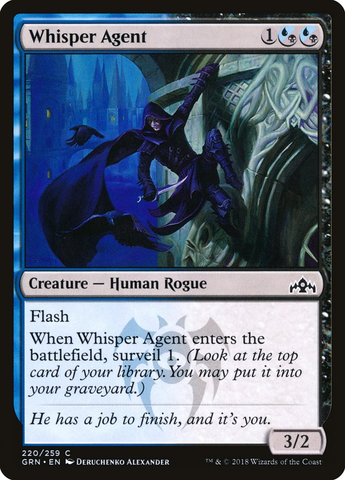 Whisper Agent - (Foil): Guilds of Ravnica
