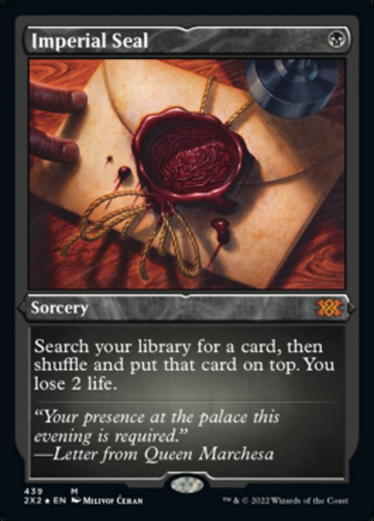 Imperial Seal (Foil Etched) - (Foil): Double Masters 2022