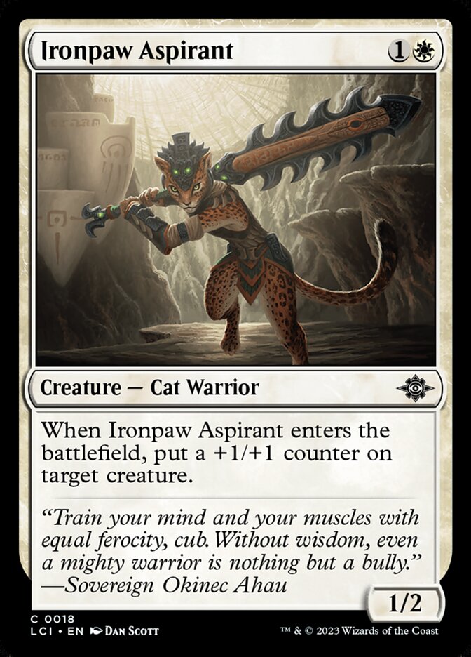 Ironpaw Aspirant - (Foil): Lost Caverns of Ixalan