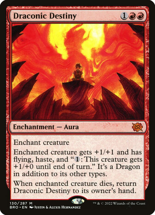 Draconic Destiny - (Foil): The Brothers' War