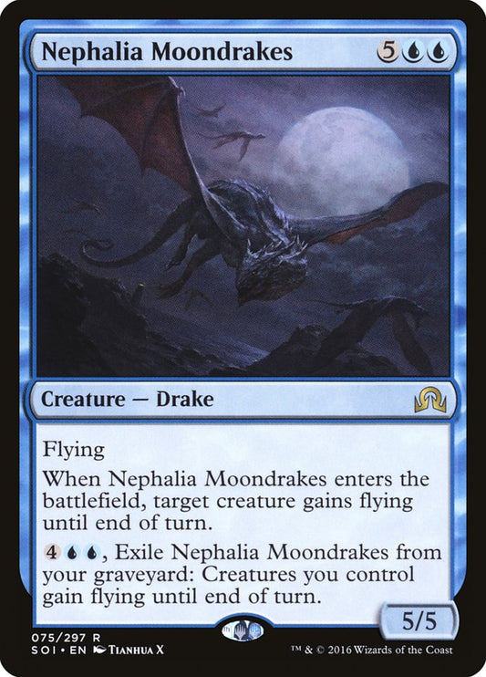 Nephalia Moondrakes - (Foil): Shadows over Innistrad