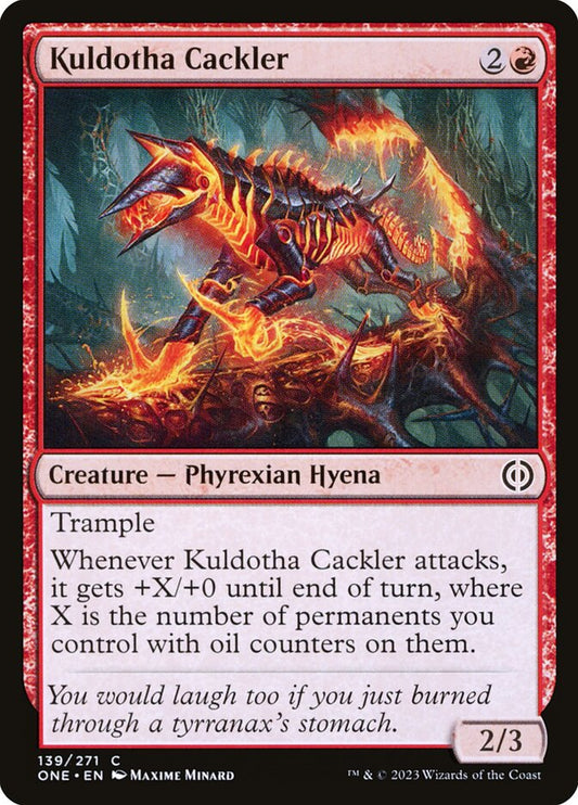 Kuldotha Cackler - (Foil): Phyrexia: All Will Be One