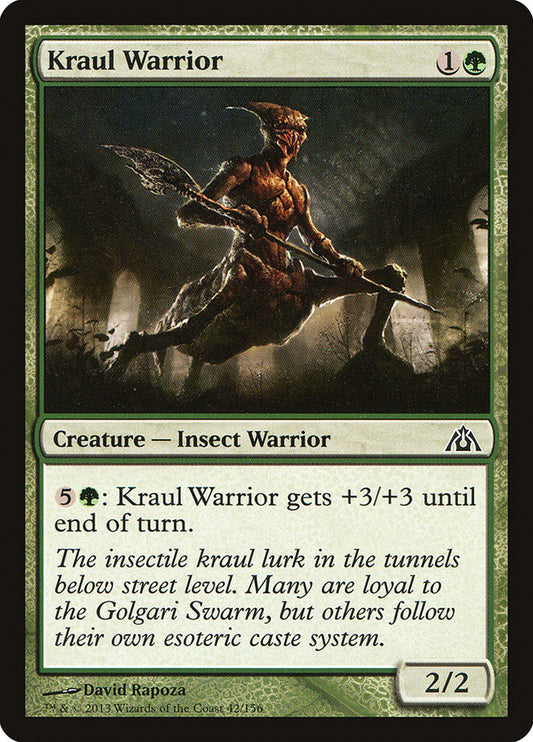 Kraul Warrior - (Foil): Dragon's Maze
