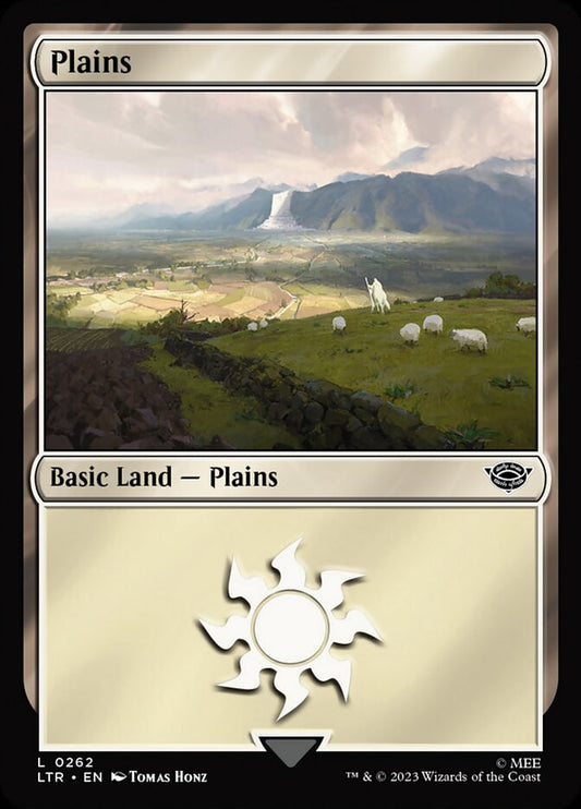 Plains (#262) - (Foil): The Lord of the Rings: Tales of Middle-earth