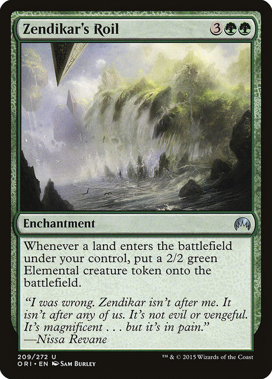Zendikar's Roil - (Foil): Magic Origins