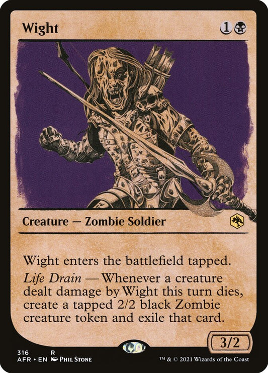 Wight (Showcase) - (Foil): Adventures in the Forgotten Realms