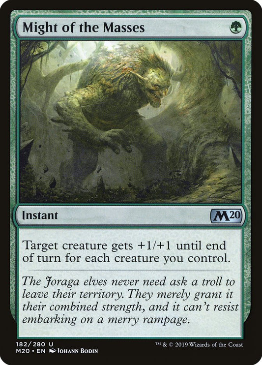 Might of the Masses - (Foil): Core Set 2020