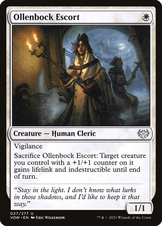 Ollenbock Escort - (Foil): Innistrad: Crimson Vow