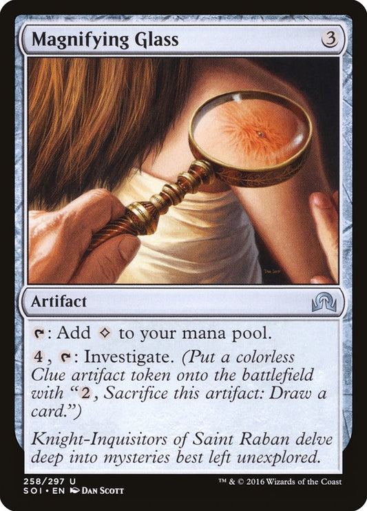 Magnifying Glass - (Foil): Shadows over Innistrad