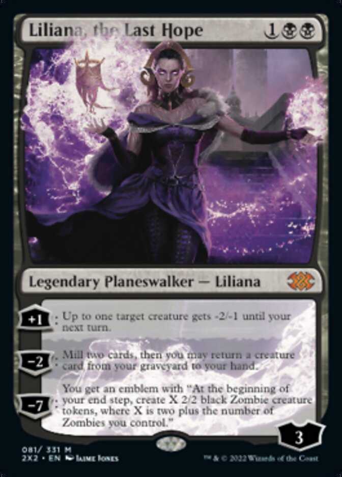 Liliana, the Last Hope - (Foil): Double Masters 2022