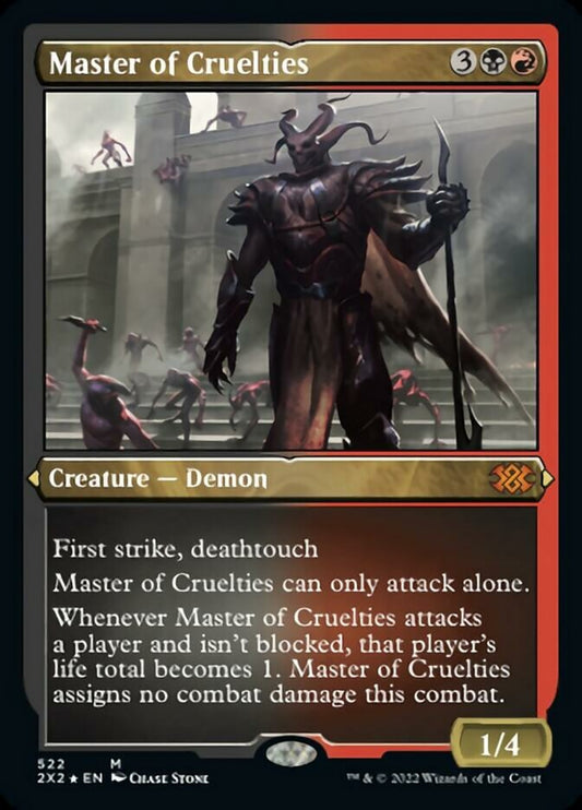 Master of Cruelties (Foil Etched) - (Foil): Double Masters 2022