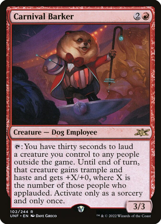 Carnival Barker: Unfinity