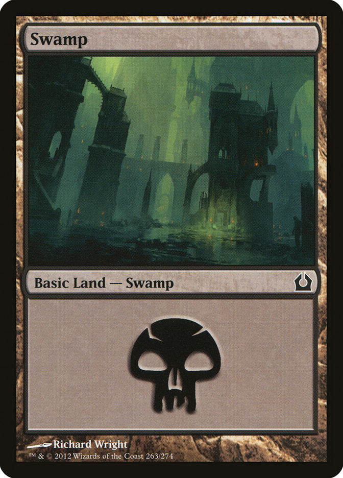 Swamp (#263) - (Foil): Return to Ravnica