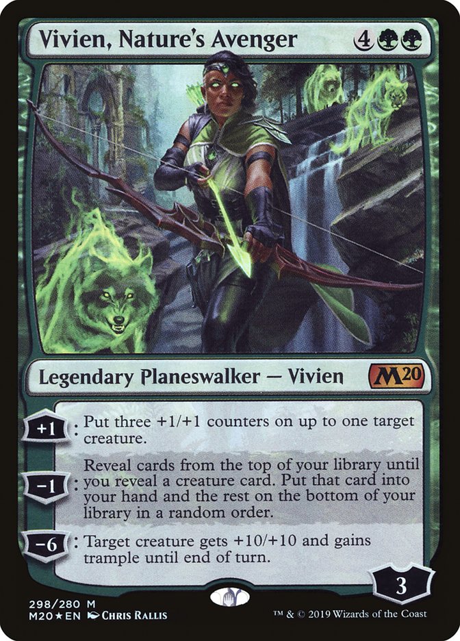 Vivien, Nature's Avenger (Planeswalker Deck) - (Foil): Core Set 2020