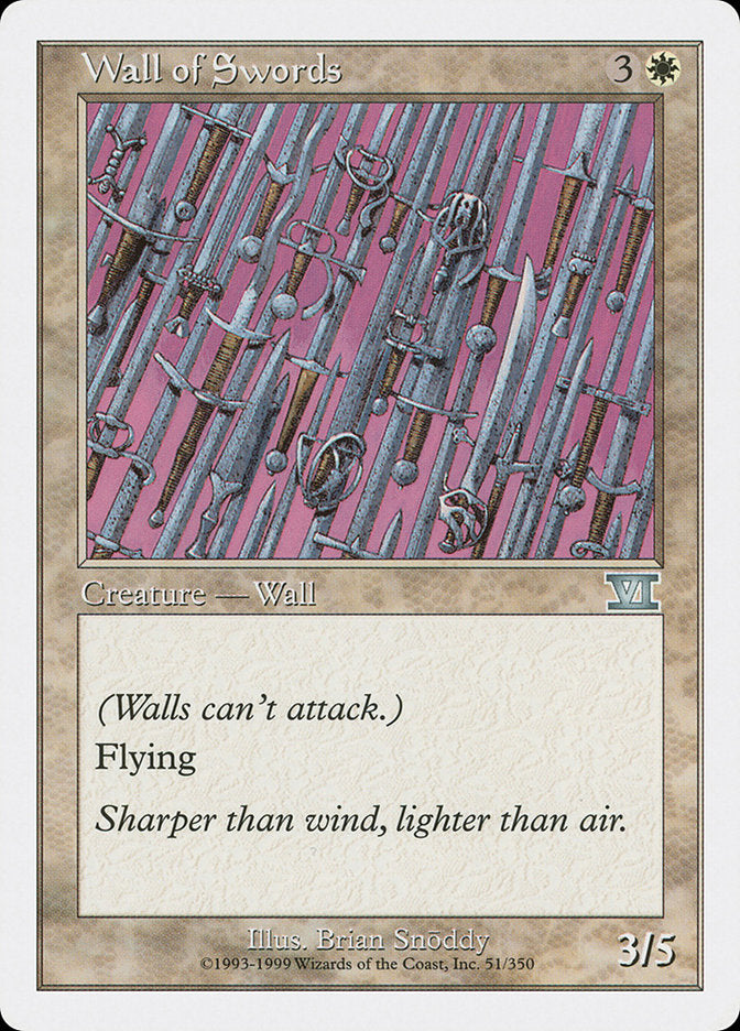 Wall of Swords: Classic Sixth Edition