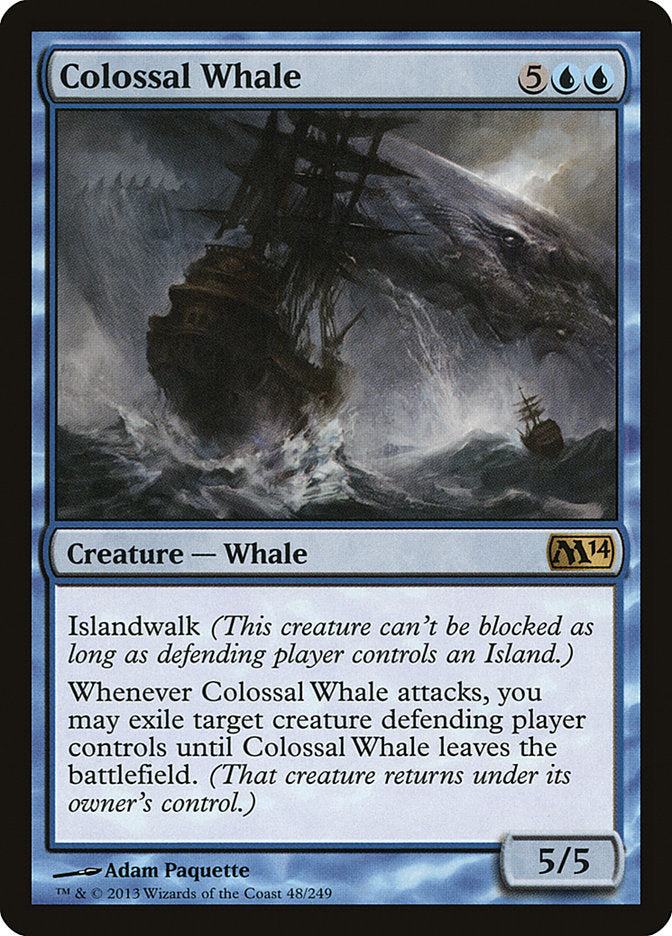 Colossal Whale - (Foil): Magic 2014