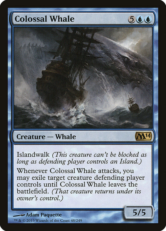 Colossal Whale - (Foil): Magic 2014