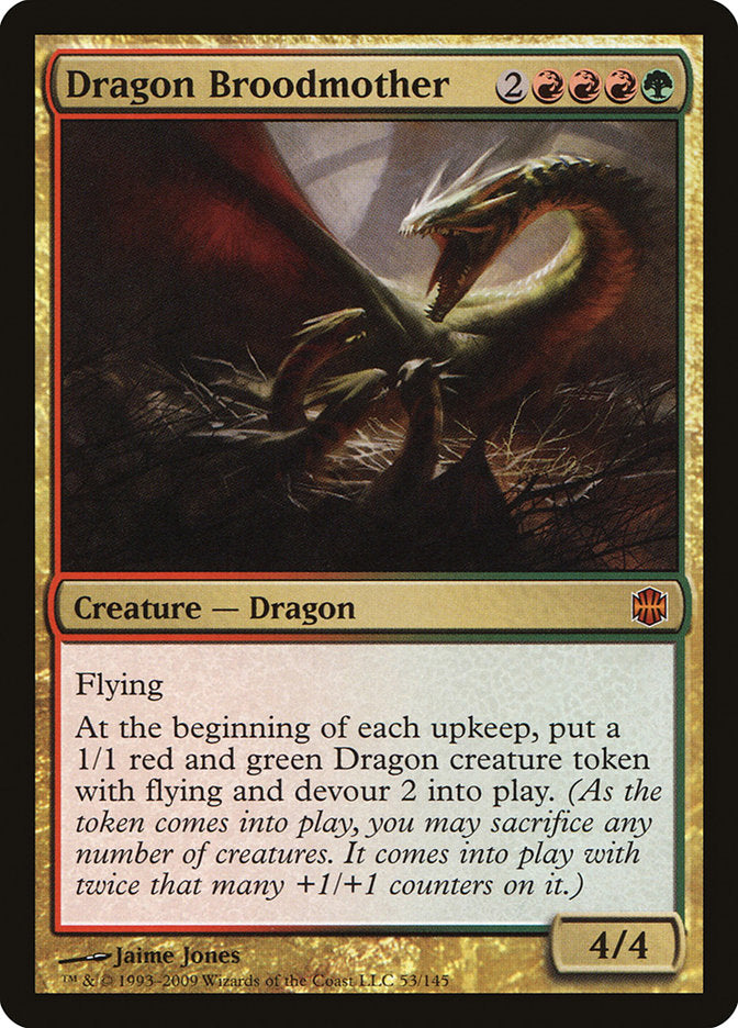 Dragon Broodmother - (Foil): Alara Reborn