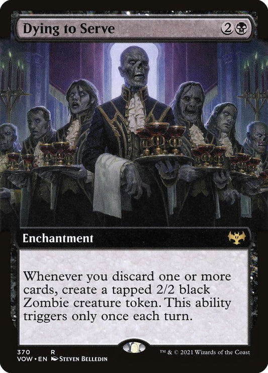 Dying to Serve (Extended Art): Innistrad: Crimson Vow