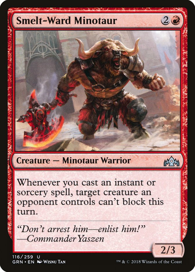 Smelt-Ward Minotaur: Guilds of Ravnica