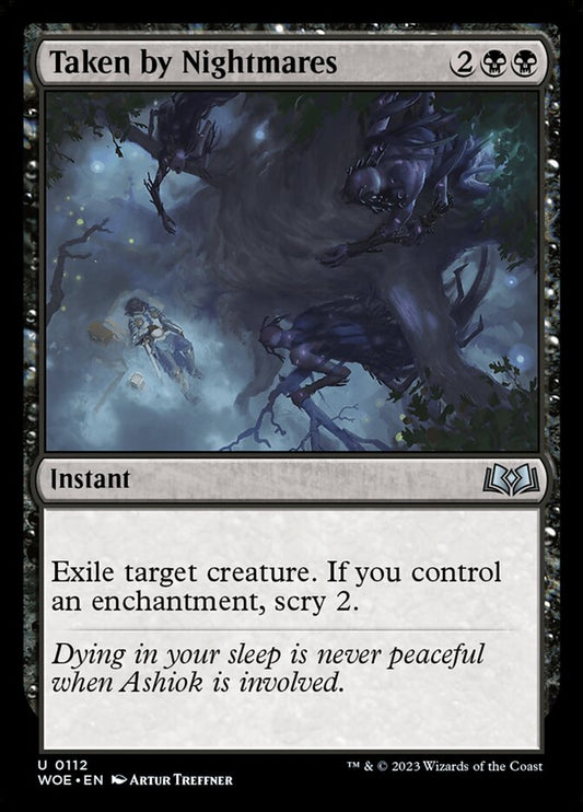 Taken by Nightmares - (Foil): Wilds of Eldraine