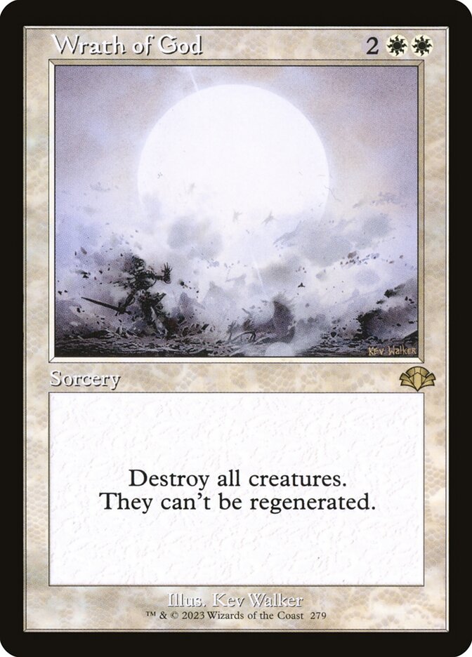 Wrath of God (Retro Frame) - (Foil): Dominaria Remastered
