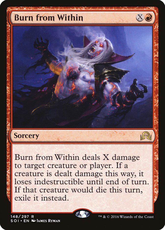 Burn from Within: Shadows over Innistrad