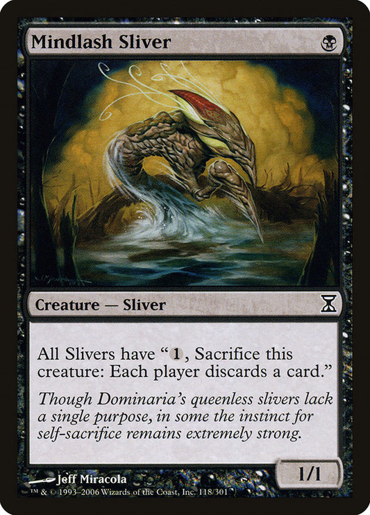 Mindlash Sliver - (Foil): Time Spiral