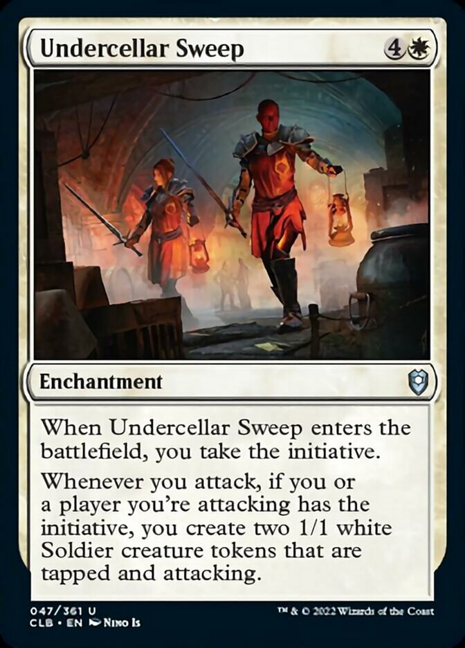 Undercellar Sweep - (Foil): Commander Legends: Battle for Baldur's Gate