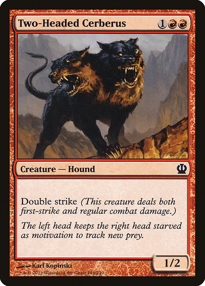 Two-Headed Cerberus - (Foil): Theros