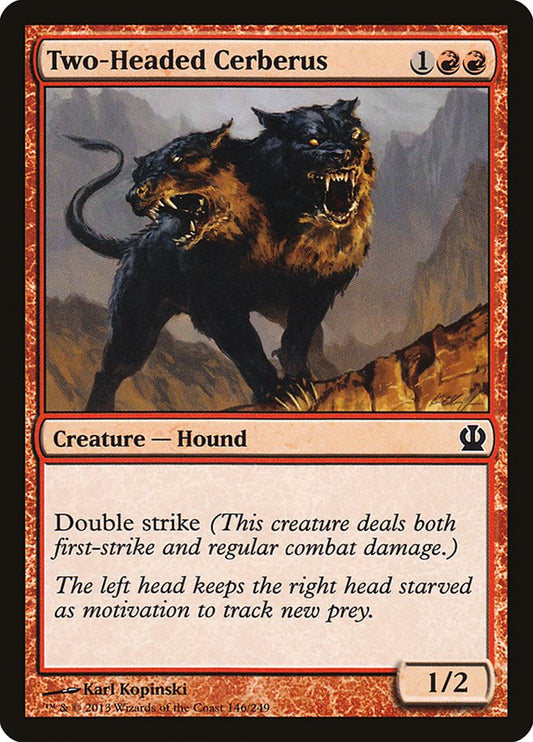 Two-Headed Cerberus - (Foil): Theros