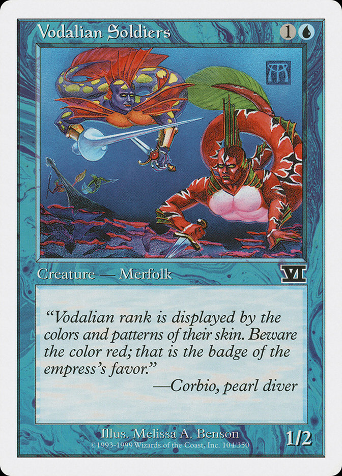 Vodalian Soldiers: Classic Sixth Edition