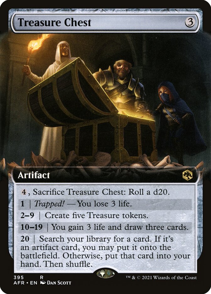 Treasure Chest (Extended Art) - (Foil): Adventures in the Forgotten Realms