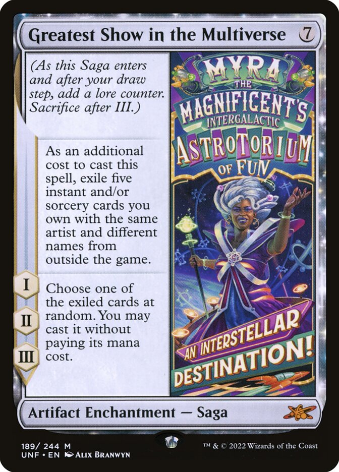 Greatest Show in the Multiverse: Unfinity