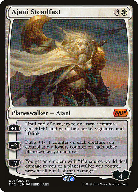 Ajani Steadfast - (Foil): Magic 2015